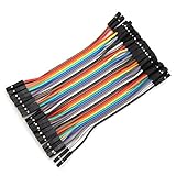 女性のための40pcs 10cmの女性JumperケーブルArduinoのためのデュポンワイヤー