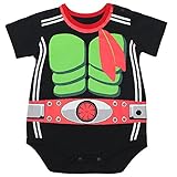 アスナロ（つなぎ・セットアップ） ロンパース 半袖 仮面ライダー なりきり カバーオール 綿100％ つなぎ70 仮面ライダー
