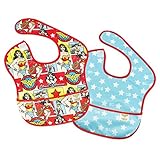 Bumkins DC Comics Super Bib, Wonder Woman Print, 6-24 Months, 2 Pack by Bumkins [並行輸入品]