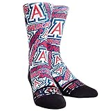 Arizona Wildcats Youth NCAAロゴスケッチソックス – チームカラー、