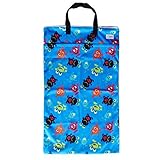 Large Hanging Wet Dry Bag for Cloth Diapers or Laundry, Monsters by Ecoable [並行輸入品]