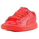 (プーマ) Puma Basket Classic Patent Jr ベビー 米国 4 オレンジ スニーカー [並行輸入品]
