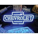 ネオンサイン シボレー ブルー CHEVROLET BLUE ネオン管 ネオンライト 店舗照明 ガレージ アメリカン雑貨