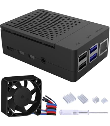 Amazon.co.jp: Raspberry Pi 4用GeeekPiケース、アルミケース
