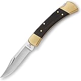 BUCK(バック) フォールディングハンターナイフ 110BRS レザーシース付
