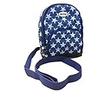 Nuby 2 in 1 Quilted Harness Backpack, Navy Stars, Child Leash, Baby Walking Safety Harness, Kid Back