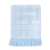 Cozy Bed Elegant Baby Blanket Blue [並行輸入品]