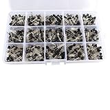 15種類 600点 トランジスタ　TO-92 NPN PNP 40~160V 50~600mA キットセット モデル：A1015 C945 C1815 S8050 S8550 S9012 S9013 