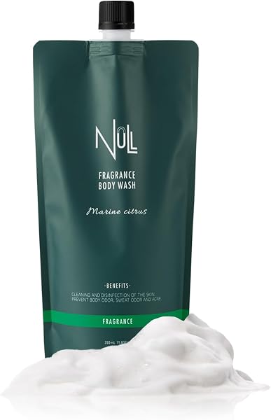 NULL ボディーソープ メンズ 詰め替え (体臭 背中ニキビ を防ぐ) 薬用 350mL 詰替用 - 1