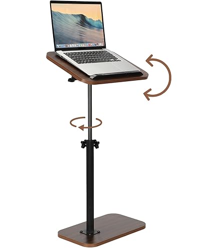 Amazon｜Viozon サイドテーブル 昇降式テーブル 68~96cm高さ調整