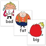 フラッシュカード【形容詞（形状・様子）】■名刺サイズ■ 英語カード.com Flashcards, English word cards (Adjectives-Shapes and Conditions) ■Namecard size■