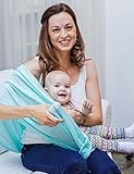 Nursing Cover, Infinity Breastfeeding Cover, Soft Breathable Bamboo/Cotton Fabric, No Polyester! Wea