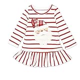 (リトルシング) Little Thing 子供/ベビー用　クリスマス衣装 ★ サンタ　ワンピース　可愛い　パジャマ　普段着　プレゼント　80-120 (90（80cm-90cm)