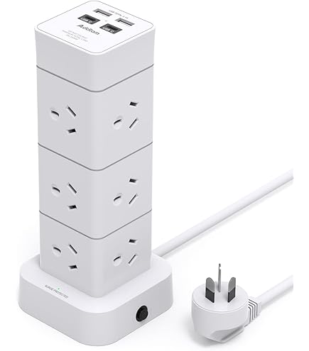 Desk Power Socket With USB C, Dinolink Aluminum Alloy Desk Power Strip