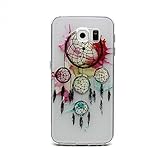 UNEXTATI Galaxy S6 Edge ケース 高級 TPU ハードカバー 超薄型ケース カバー 衝撃吸収 全面保護 脱着簡単 クリア 透明 Samsung Galaxy S6 Edgeカバー
