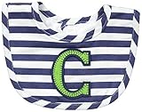 Mud Pie Baby-Boys Newborn C Initial Boy Bib, Blue, One Size by Mud Pie Baby [並行輸入品]
