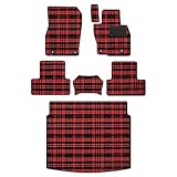 Hotfield マツダ 互換品 新型 CX-60 CX60 KH系 フロアマット＋トランクマット ラゲッジマット/マドラスレッド