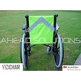 Wheelchair Hi Viz Reflective Safety Bib for Wheelchair or Mobility Scooter Vehicle. With High Visibi