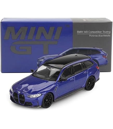 Amazon | MINI GT 1/64 LBWORKS BMW M4 ブラック/Mストライプ (左