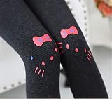 cartoon秋冬ファッション女児レギンス子供パンツ厚温暖弾性ウエストの児童の服装レギンス女児ズボン