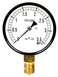 右下精器 汎用圧力計A75・G3/8 S-31・3.5MPA
