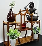 珍品棚　飾り棚　小棚　木製シェルフ　収納ラック　茶器　花器　オブジェ　ニッチ　送料無料