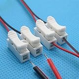 Yiteng　30PCS　LED天井灯　ch-2高速配線端子　クランプ　ワイヤーコネクタ　ラッチ押す　ネジなし