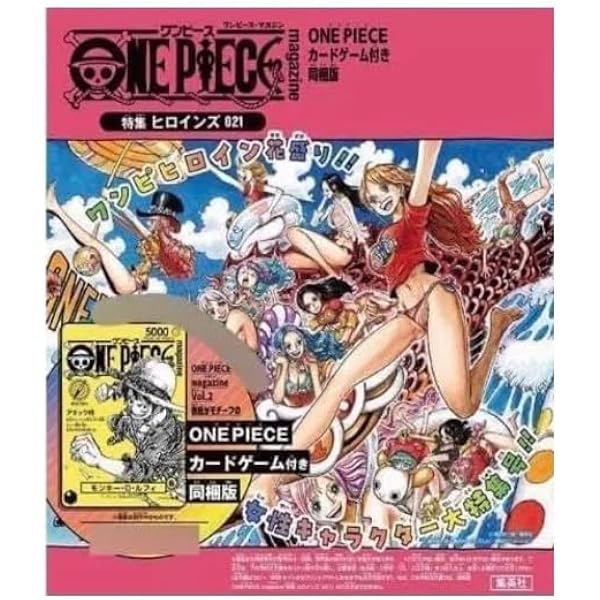 ワンピースマガジンVol.9 懸賞当選品 特製クリアファイル ONE PIECE magazine 特集 ヒロインズ 021 カード付き同梱版 (集英社