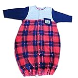 Buddy Lee バディーリー ベビー服 お着がえらくらくドレス＆カバーオール (50-60cm/12アカ)