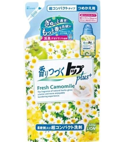 Amazon | 香りつづくトップ フレッシュカモミール 柔軟剤入り洗剤 蛍光