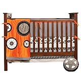 One Grace Place Teyo's Tires 4 Piece Infant Set, Black/White/Grey/Orange by One Grace Place [並行輸入品]