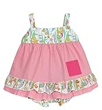 Stephan Baby Go Fish Swing Top and Ruffled Diaper Cover, 6-12 Months by Stephan Baby [並行輸入品]