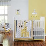 Safari Giraffe 4 Piece Baby Crib Bedding Set by Jonathan Adler by Crown Crafts NoJo [並行輸入品]