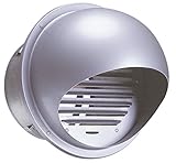 西邦工業 SEIHO SFXC100S 外壁用ステンレス製換気口 (逆風防止・ダンパー付) セルフード 同芯ガラリ型 逆風防止ダンパー付