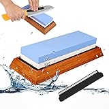 砥石 Famirosa 両面砥石 #1000/#6000 両用 家庭用砥石 キッチン工具 包丁砥石 包丁研ぎ 研ぎ専用 仕上げ 中砥石 全ゴム台付 竹のベース