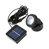 Lightess Solar Waterproof LED Pool Pond Spotlight for Garden Yard Landscape 6 LEDs [並行輸入品]