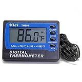 A803 Fridge Freezer thermometer 2 sensors ºC ºF ± 1ºC 3m cable min max