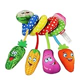 RaiFu 認識　おもちゃ　　かわいい　柔らかい　野菜　　ベビーカー　おもちゃ　ベビー　レール　　多機能　教育　ベッド吊り　玩具　カーシート　玩具　クリスマス　ギフト　 図の色