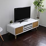 【限定】送料無料 テレビ台 ローボード 完成品 120ｃｍ幅 テレビボード TV台 テレビラック ホワイト HMA025WH/NA