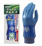 ［ショーワグローブ］オールコート手袋【ジャージテムレス】（10双入り・裾口ジャージ加工）《035-283・M》