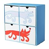 IKEA(イケア) BARNSLIG RINGDANS 10176763 ミニチェスト 引き出し×4, マルチカラー