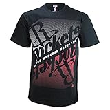 NBAチームヒューストンStippling半袖Tシャツ( Mサイズ)