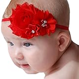 miugleベビーレッドヘッドバンドヘアリボン幼児用女の子ヘアバンドハードウェア