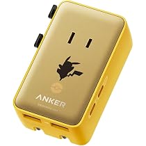 Amazon | Anker USB急速充電器 70W ピカチュウモデル (3 Ports) with