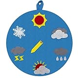 知育玩具 布 フェルト 天気の認識 子ども 保育園 お誕生日 贈り物 親子ゲーム 三歳以上 ブルー
