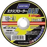 TRUSCO NORTON 切断砥石 エクスプローラーアルミ 125 2TW125XPYA1060 10個分
