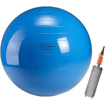 Amazon | バランスボール 65 青 65cm ブルー [2点セット] (バランス