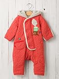 Petit jam プチジャム ベビー teatime ジャンプ スーツ 赤ちゃん ベビー服 防寒 男の子 女の子 アウター 80㎝ レッド 50241 50241022