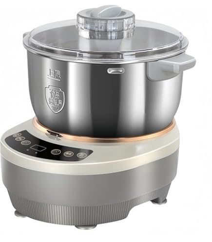 Iuseike パンこね機 家庭用 パン製造機 5L Amazon | Iuseike パンこね機 自動生地こね発酵 ステンレス製ポット