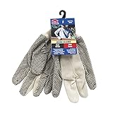 キャンバスGlove withニット手首とPVCドットon Palmペア